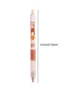 6 cái Bút Bi Ngẫu Nhiên Đồ Họa Hoạt Hình - Nhiều màu - Xem 4