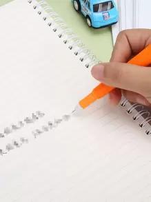 1pc Carrot Shaped Gel Pen Back To School - Orange - View 4