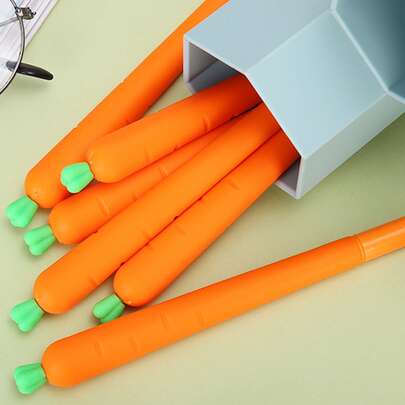 1pc Carrot Shaped Gel Pen