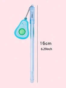 4 piezas Pluma de gel aguacate con diseño al azar - Multicolor - Ver 6