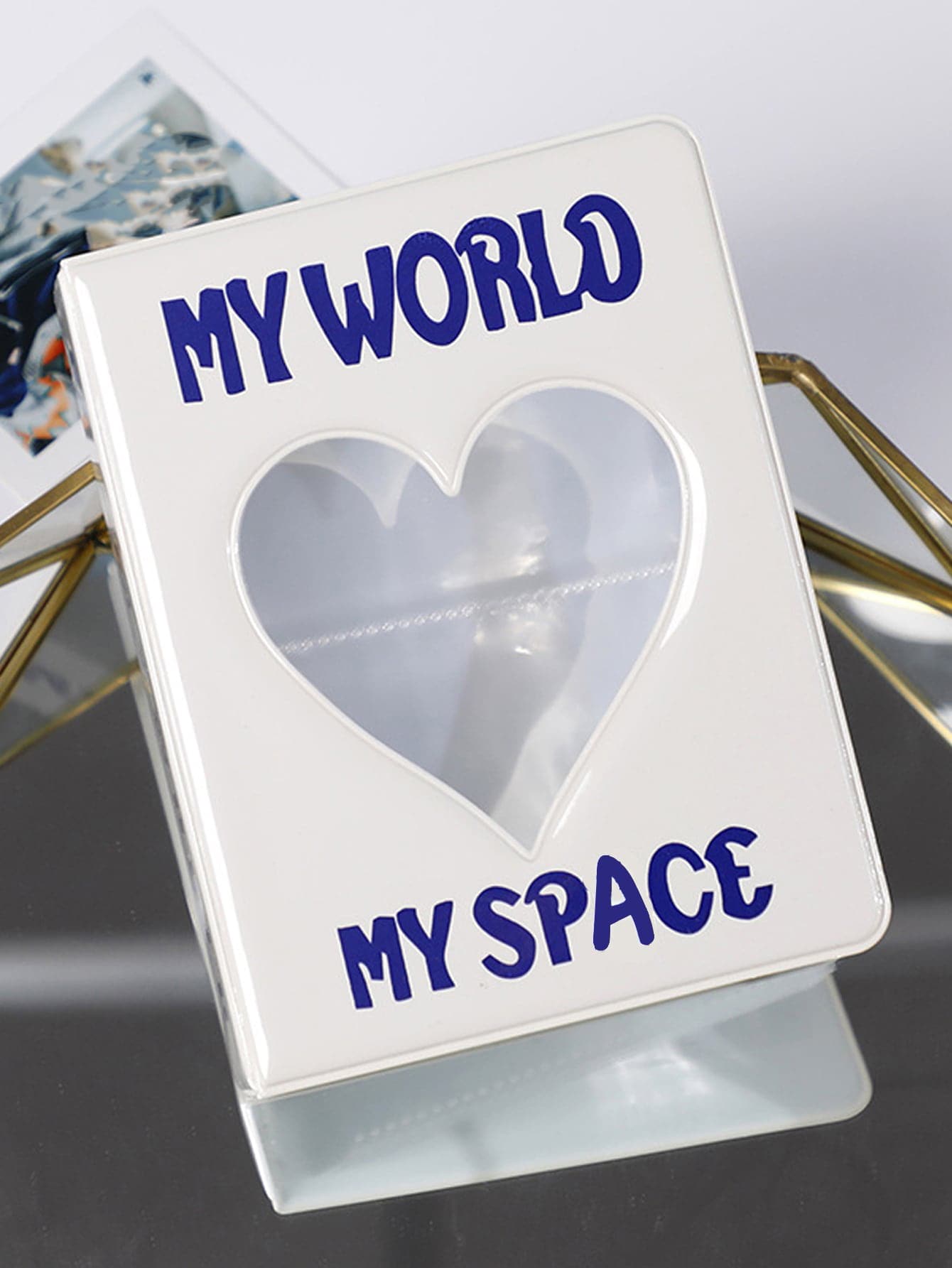 1 pièce Album photo avec graphismes aléatoires de lettres