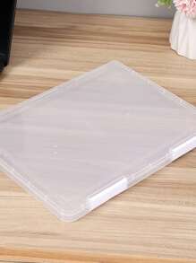 1pc Clear Random File Storage Box - Multicolor - View 5