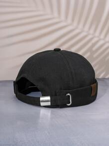 1 Máy Tính Unisex Y2k Phong Cách Đan Mũ Bò Có Logo W Ngoài Trời Mùa Đông Chống Lạnh Mũ Thích Hợp Cho Đi Làm Hàng Ngày - màu đen - Xem 3