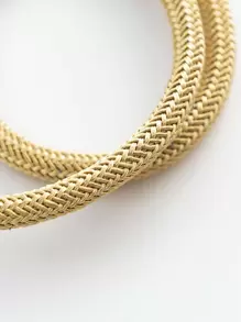 2pcs Faux Pearl Decor Curtain Tiebacks Gifts Birthday Graduation - Gold - View 10