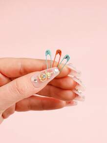 120 chiếc Màu sắc Ngẫu nhiên Pin an toàn - Nhiều màu - Xem 5