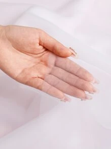 1pc Plain Decorative Background Cloth, 1.6x6m White Party Backdrop For Wedding - White - View 4