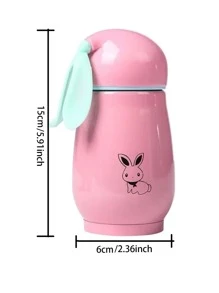 1个兔子图案不锈钢保温杯 返校季 - 粉色 - 查看 2