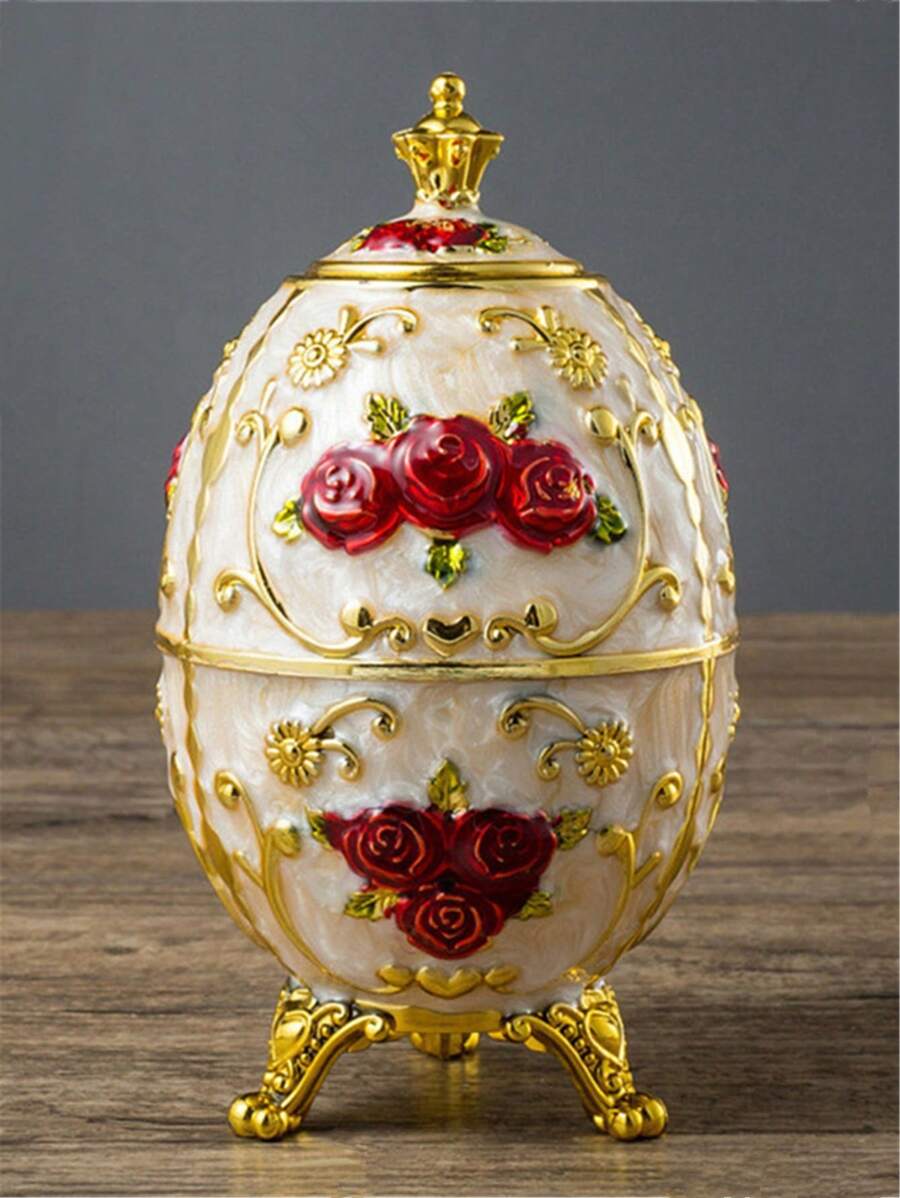 1pc Flower Detail Toothpick Holder - Multicolor - View 1