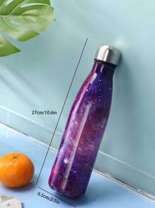 1入組星空圖案不銹鋼保溫瓶 - 彩色 - 查看 3