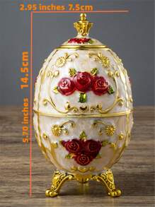 1pc Flower Detail Toothpick Holder - Multicolor - View 4