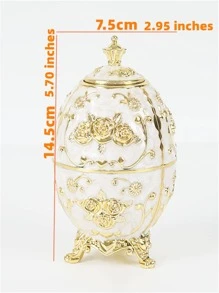 1pc Flower Decor Toothpick Holder - Multicolor - View 4