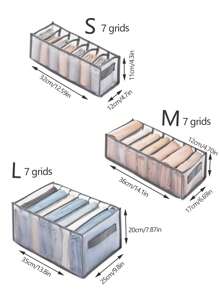 1 Màu Xám Quần Áo Hộp Bảo Quản, Hiện Đại Polyamide Hộp Đựng Tổ Chức Phòng Ngủ, Tủ Quần Áo, Quần Áo Cho Gia Đình - Xám - Xem 7