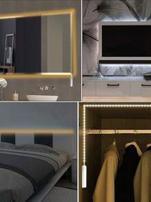 BASIC LIVING 1 件入120/180/300 LED 2/3/5M 運動感應燈條 - 黃色 - 查看 5