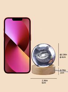 1 pieza Luz de la decoración galaxia - Amarillo - Ver 3