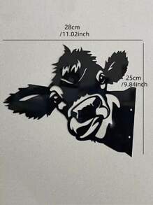 1 Cọc trang trí sân vườn thiết kế gia súc - màu đen - Xem 4