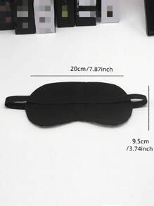 1 pieza Parche para ojos poliéster al azar ojo con dibujos animados con patrón de ojo para - Negro - Ver 3