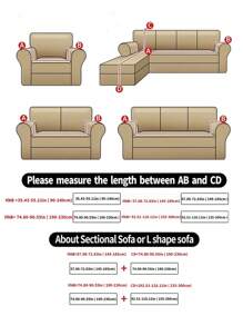 1入組素色沙發套家用簡約滌綸沙發套 - 咖啡棕 - 查看 4