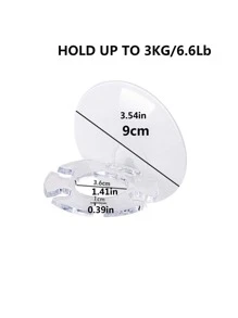 1入組多功能牙膏支架 - 無色 - 查看 3