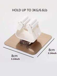 1 Màu Sắc Ngẫu Nhiên Giá Đỡ Cây Lau Nhà ABS, Cây Lau Nhà Treo Tường Hiện Đại Và Giá Đỡ Chổi Cho Phòng Tắm - trắng - Xem 2