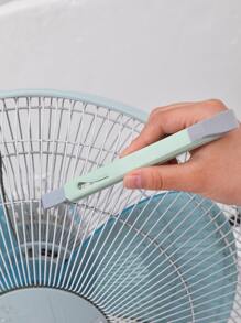 1pc Multifunction Crevice Cleaning Brush, Double Head Gap Cleaning Scraper For Household - Green - View 1