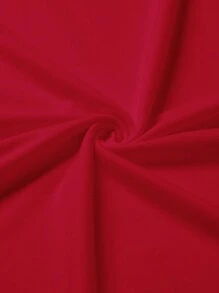 Manfinity Dauomo Men Solid Round Neck Tee - Red - View 3