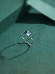1 Máy Tính Thời Trang Đính Đá Cubic Zirconia Trang Trí Bạc Cưới Ban Nhạc Cho Nữ Cho Nữ Cưới Cô Dâu Mỹ Trang Sức - Bạc - Xem 5