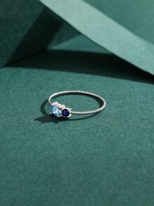 1 Máy Tính Thời Trang Đính Đá Cubic Zirconia Trang Trí Bạc Cưới Ban Nhạc Cho Nữ Cho Nữ Cưới Cô Dâu Mỹ Trang Sức - Bạc - Xem 6