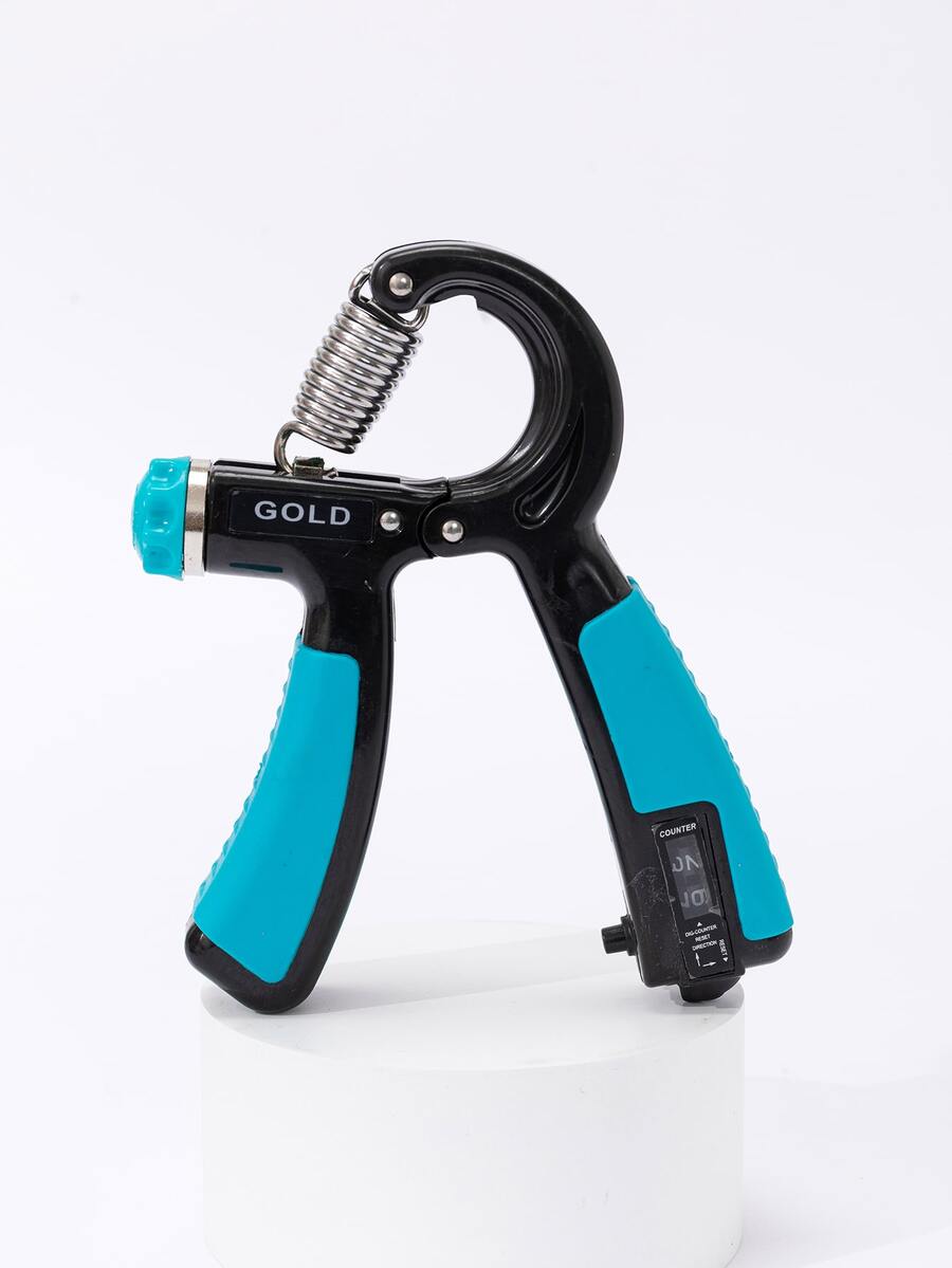 1pc Letter Detail Iron Adjustable Hand Grip - Multicolor - View 1