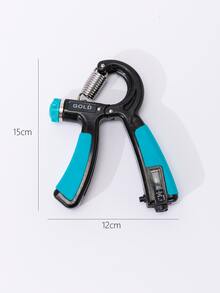 1pc Letter Detail Iron Adjustable Hand Grip - Multicolor - View 3