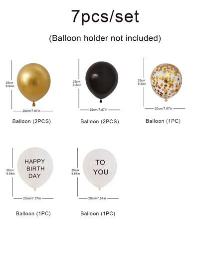 Birthday Balloon Set, Table Topper, Party Decoration