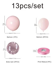 婚礼派对桃色气球装饰套装 - 粉色 - 查看 3