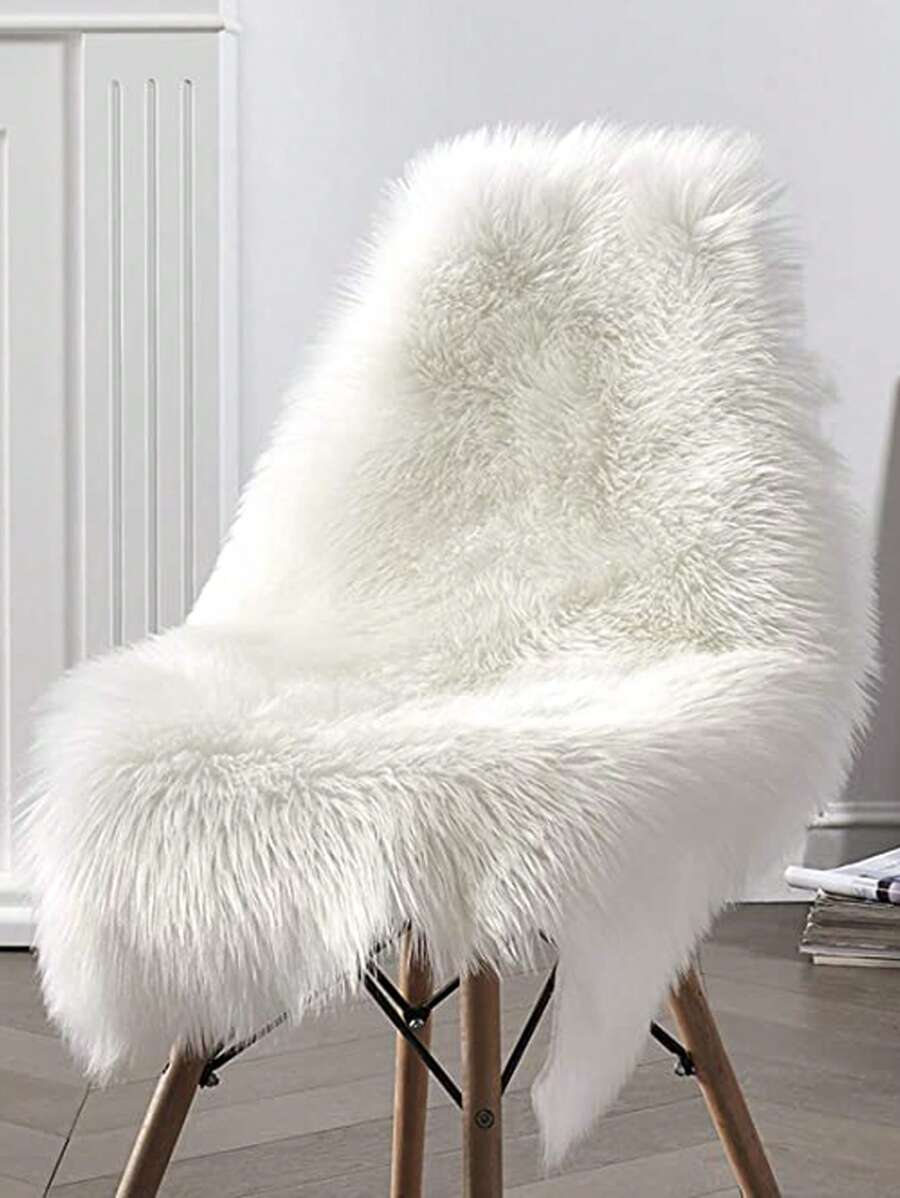 Covor de pluș de culoare solidă, decor de cameră