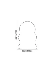 Covor de pluș de culoare solidă, decor de cameră