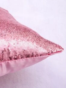 亮片裝飾靠墊套不附帶墊芯 - 粉色 - 查看 5