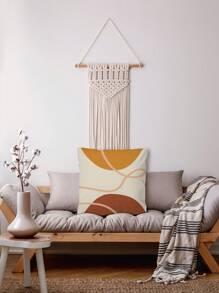 Abstract Pattern Cushion Cover Without Filler - Multicolor - View 7