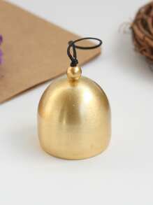 1入組鐵合金壁掛創意鈴鐺設計掛飾傢居 - 金色 - 查看 5