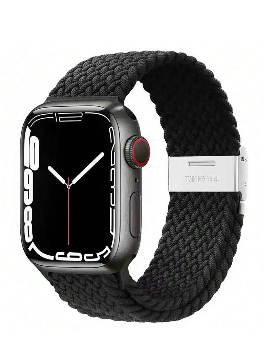 Dây bện tương thích với Apple Watch Band 38mm 40mm 41mm 42mm 44mm 45mm 49mm, Dây đeo cổ tay thể thao mềm Dây đeo nylon Tương thích với Apple Watch Series Ultra 2/1 9 8 7 6 SE 5 4 3 Nam nữ, Khóa thép không gỉ, Dây bện 22mm/20 mm Dây đeo tương thích với Samsung Galaxy Watch 6/5/4 40mm 44mm/Galaxy Watch 6/4 Classic 47mm 43mm 46mm 42mm/Watch 5 Pro 45mm/3 41mm 45mm/Active 2/Gear S3 Classic Frontier, Dây đeo vòng nylon co giãn đa năng 18mm20mm22mm Tương thích với Đồng hồ Huawei/Đồng hồ Garmin/Đồng hồ thông minh Amazift, Vòng đeo tay thay thế đàn hồi có thể điều chỉnh cho dây đeo cổ tay Fitbit Versa 2/Versa3/Versa4 - màu đen - Xem 1