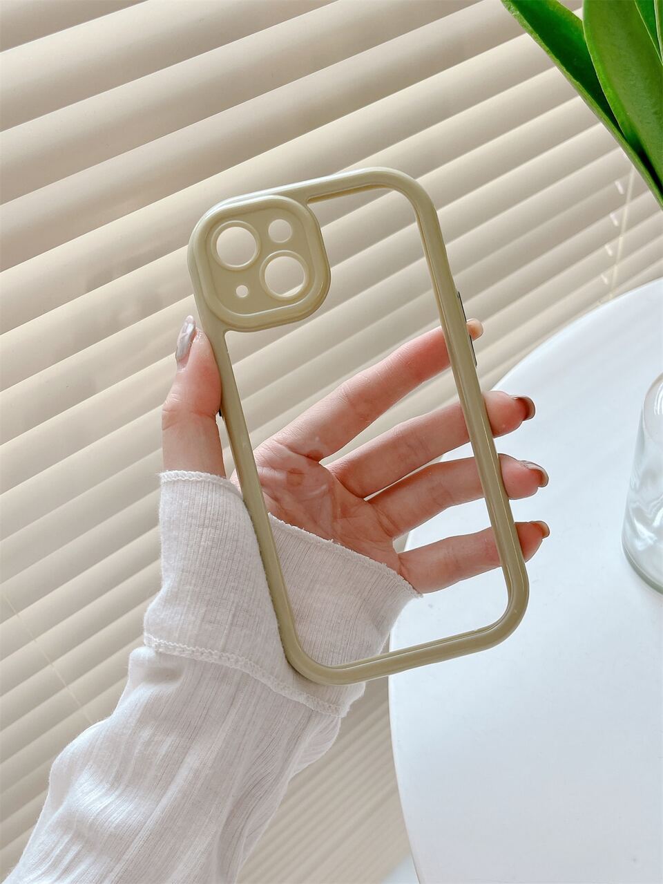 2-in-1 Elliptical Acrylic Phone Case