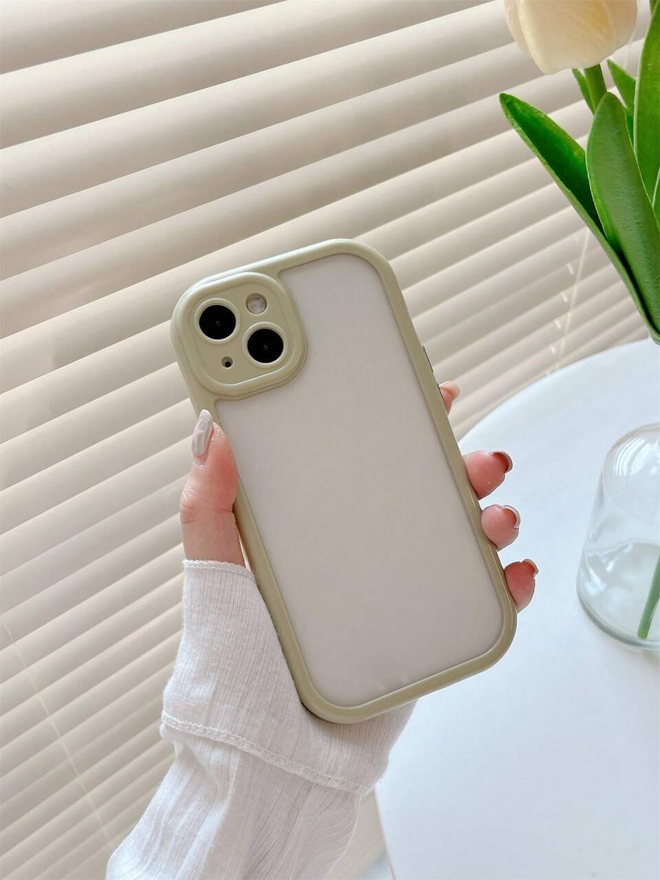 2-in-1 Elliptical Acrylic Phone Case