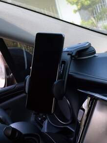 Soporte de celular de coche , centro consola montar , ventosa Soporte para teléfono - Negro - Ver 3