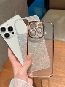 金屬亮絲手機殼 - 金色 - 查看 2