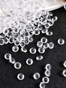 Acrylic Fill DIY trang trí, Kim cương Confetti đầy màu sắc, Rắc trang trí, Rắc tiệc - Trong sáng - Xem 2