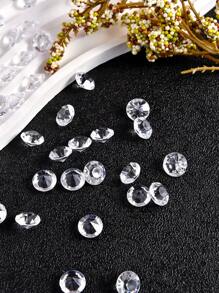 Acrylic Fill DIY trang trí, Kim cương Confetti đầy màu sắc, Rắc trang trí, Rắc tiệc - Trong sáng - Xem 3