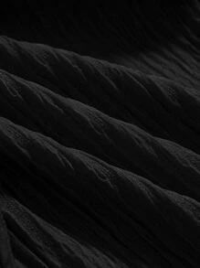 DAZY Damskie Spodnie Prosty Casual - Czarne - Zobacz 5