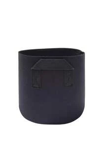 1 túi vải không dệt trồng cây, túi trồng cây màu đen đơn giản cho vườn - màu đen - Xem 7