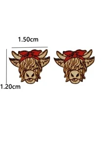 Bông tai trang trí đầu gia súc - Nhiều màu - Xem 3