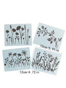 1 bộ Mẫu vẽ chi tiết hoa - trắng - Xem 3