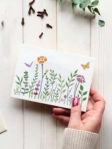 1 bộ Mẫu vẽ chi tiết hoa - trắng - Xem 4