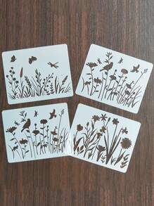 1 bộ Mẫu vẽ chi tiết hoa - trắng - Xem 5