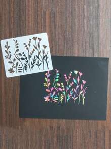 1 bộ Mẫu vẽ chi tiết hoa - trắng - Xem 6